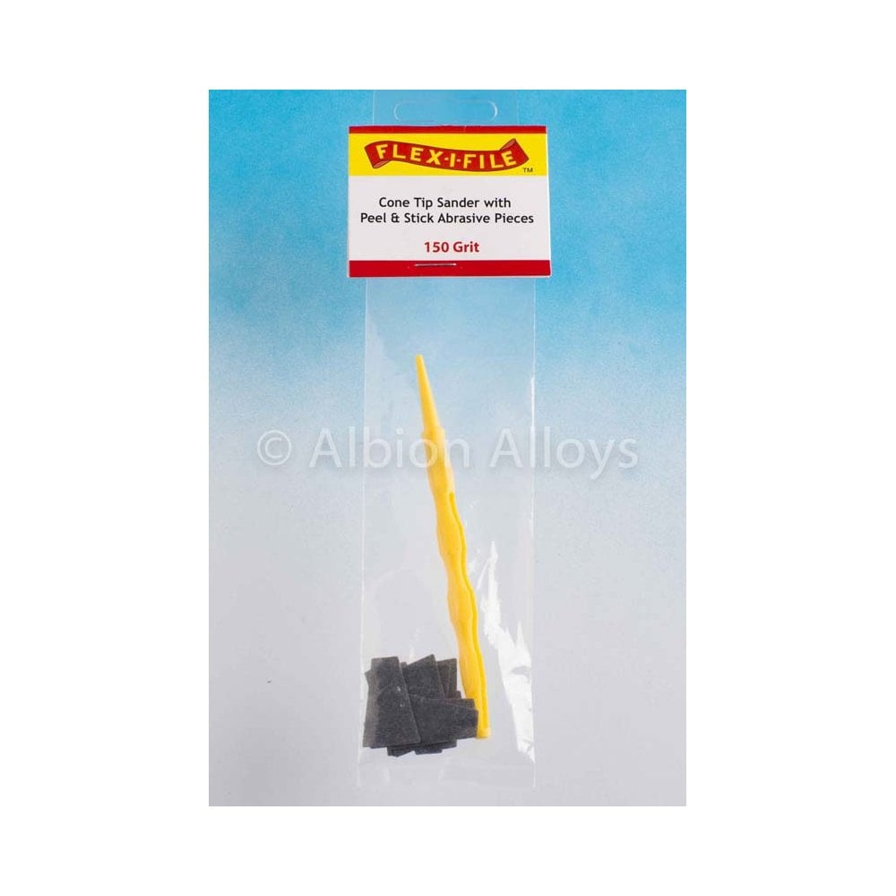 Flex-i-File Cone Tip Sander - 150 Grit + Applicator Handle |CS150 Flex-i-File Cone Tip Sander - 150 Grit + Applicator Handle |CS150