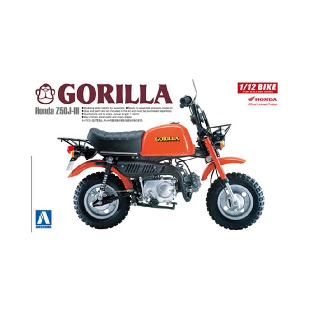1/12 Honda Gorilla Z50 Gorilla 44360-1 1/12 Honda Gorilla Z50 Gorilla 44360-1