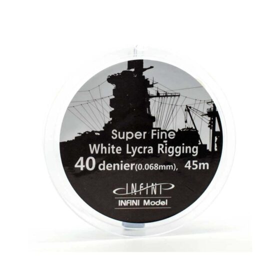 1/700-1/350 (145ft) White Ship Rigging Super Fine Infini Model IR-0402W 1/700-1/350 (145ft) White Ship Rigging Super Fine Infini Model IR-0402W