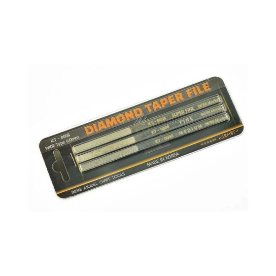 Diamond Taper File 3Way System (Wide) ICT-008 Infini Model Diamond Taper File 3Way System (Wide) ICT-008 Infini Model