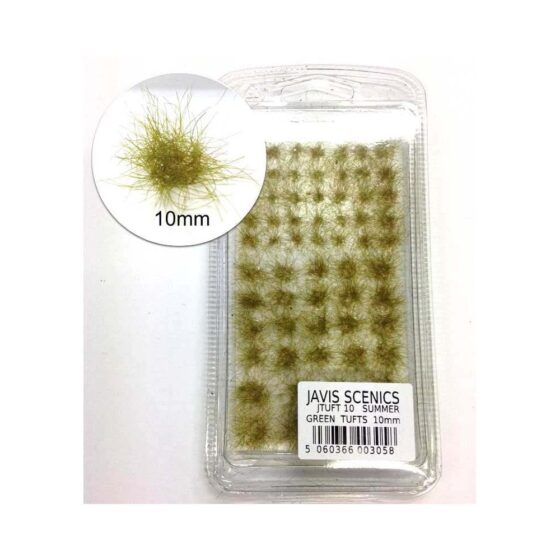 Javis Static Grass Tufts Summer Green (10mm) JTUFT10 Javis Static Grass Tufts Summer Green (10mm) JTUFT10