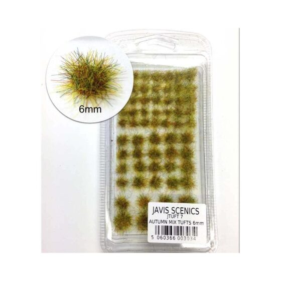 Javis Static Grass Tufts Autumn (6mm) JTUFT7 Javis Static Grass Tufts Autumn (6mm) JTUFT7