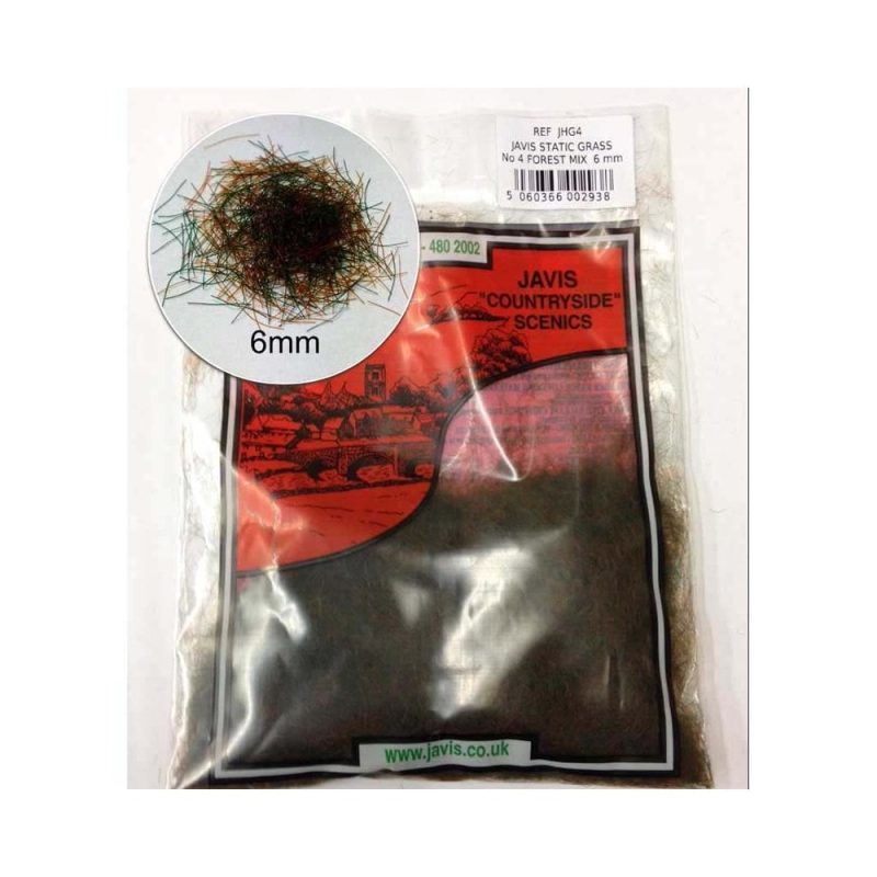 Static Grass - 6mm Forest Javis JHG4 Static Grass - 6mm Forest Javis JHG4