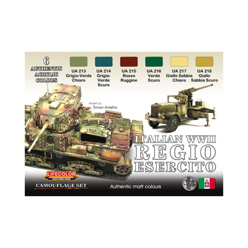 LifeColor Italian Army WWII Regio Esercito Set CS-08