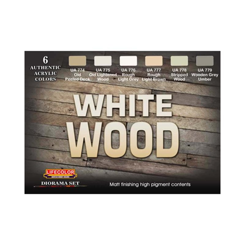 LifeColor White Wood Set CS-38
