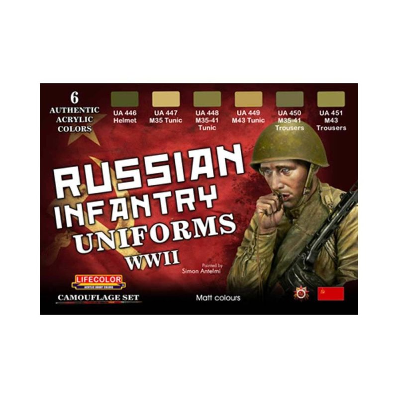 LifeColor Russian Uniforms WWII Set CS-42