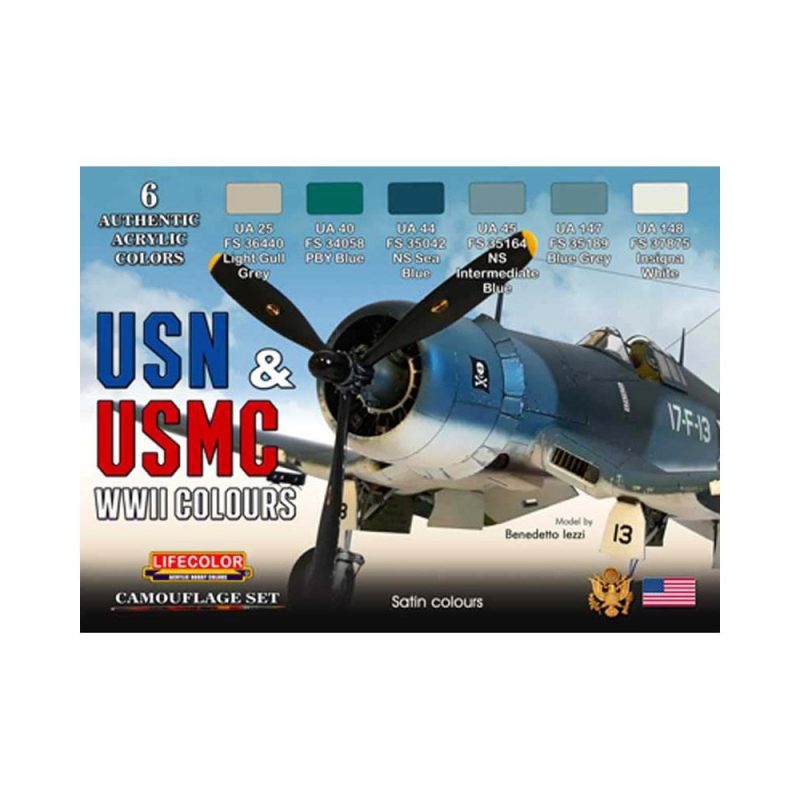LifeColor USN & USMC WWII Set CS-46