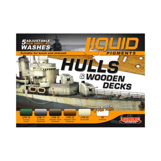 LifeColor Liquid Pigments Hulls & Wooden Decks Set LP04 LifeColor Liquid Pigments Hulls & Wooden Decks Set LP04
