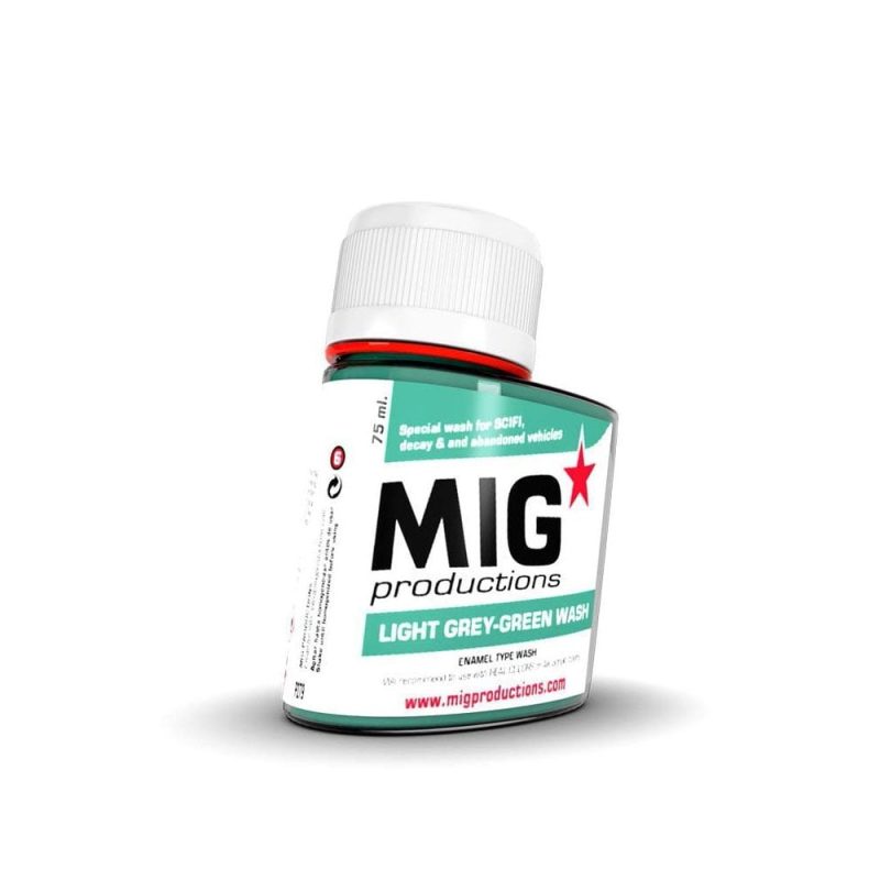 75ml Light Grey-Green Wash Mig Productions P279 75ml Light Grey-Green Wash Mig Productions P279