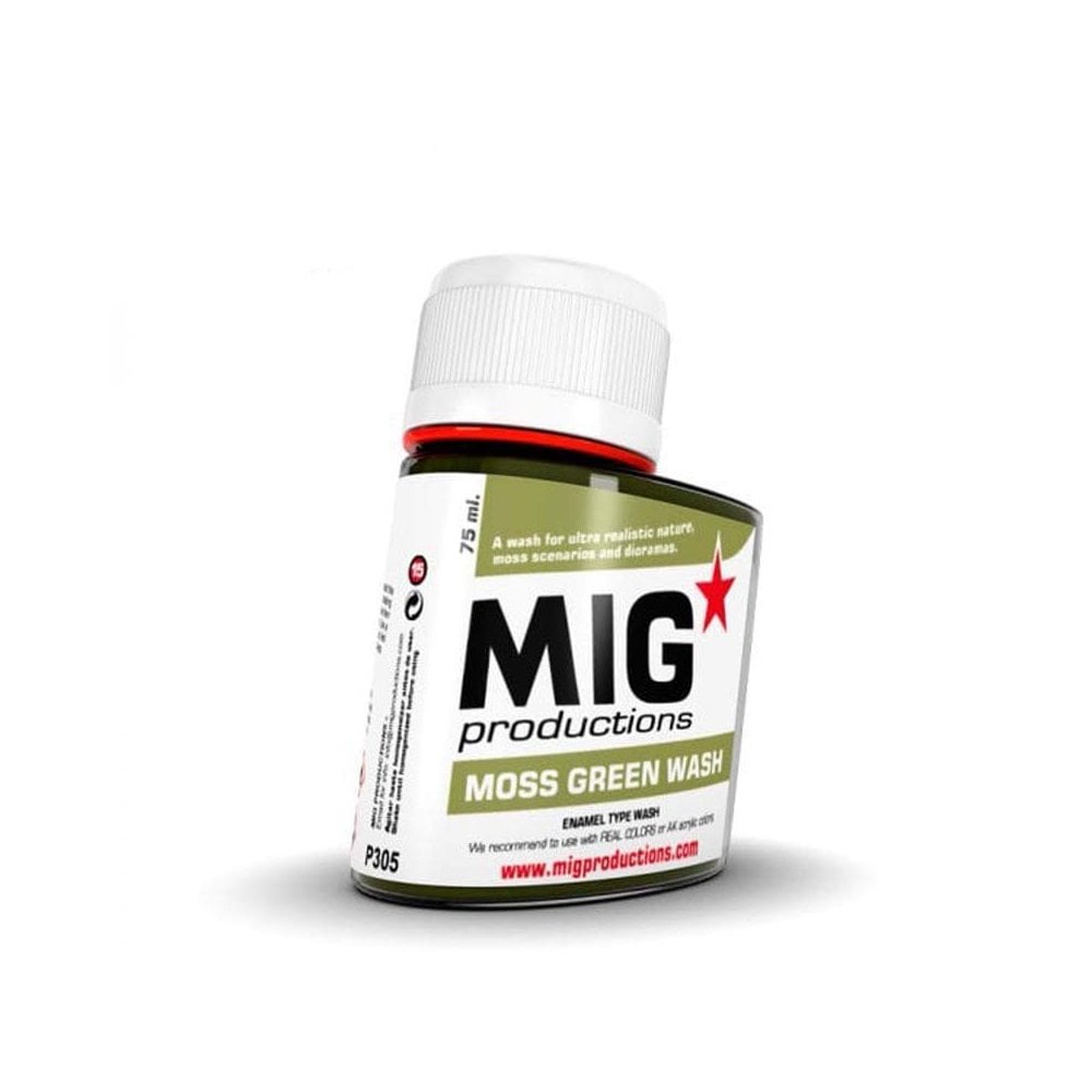 75ml Moss Green Wash Mig Productions P305 75ml Moss Green Wash Mig Productions P305
