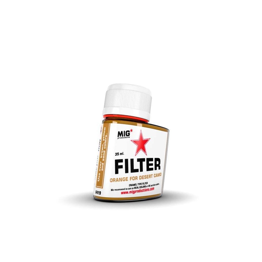 35ml Orange for Desert Camo Mig Productions F419 35ml Orange for Desert Camo Mig Productions F419