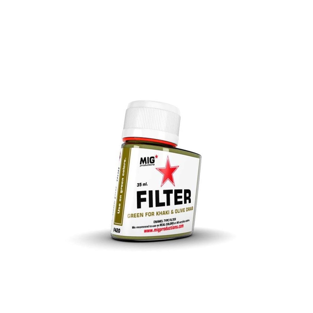 35ml Green for Khaki & Olive Drab Mig Productions F420 35ml Green for Khaki & Olive Drab Mig Productions F420