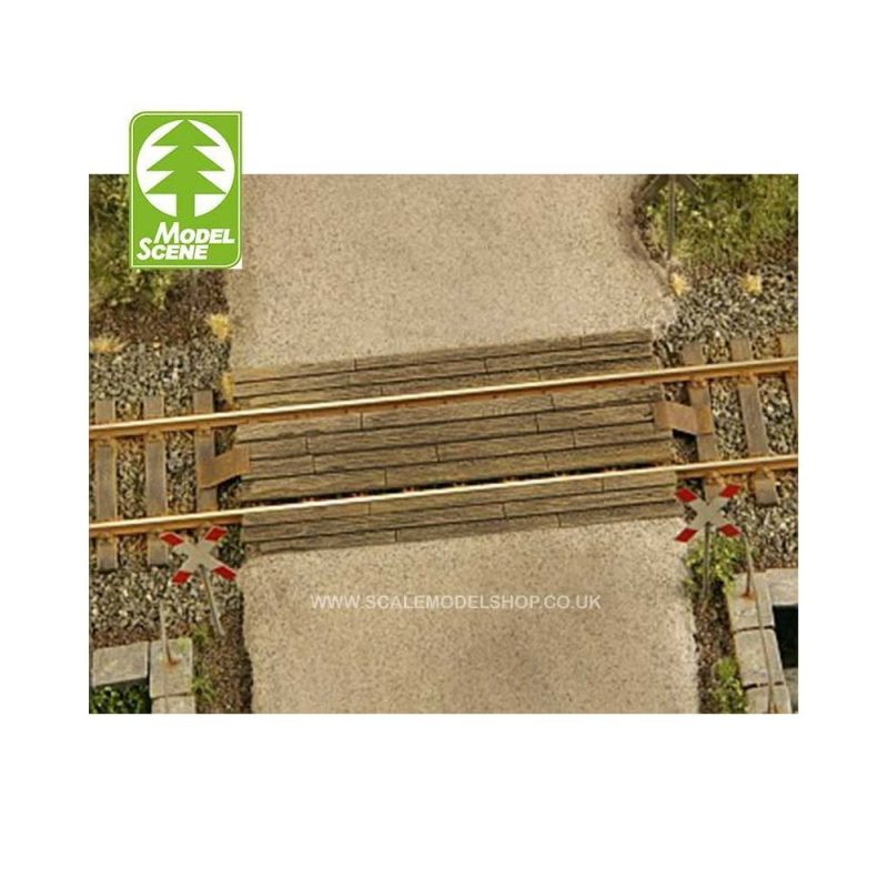 1/87 - HO Wooden Fences - Wooden Rail Crossing 2X Model Scene 48503