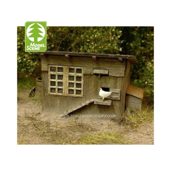 1/87 - HO - HenHOuse (Kit) Model Scene 98518 1/87 - HO - HenHOuse (Kit) Model Scene 98518