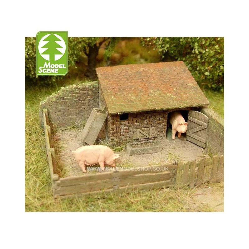 1/87 - HO - Pig HOuse (Kit) Model Scene 98519
