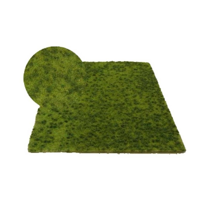Grass Mat Premium - Summer Meadow With Small Trurfs Mat 18X28cm Model Scene F517