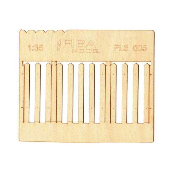 Picket Fence Medium Plank (2pcs) Model Scene PL3-005 Picket Fence Medium Plank (2pcs) Model Scene PL3-005
