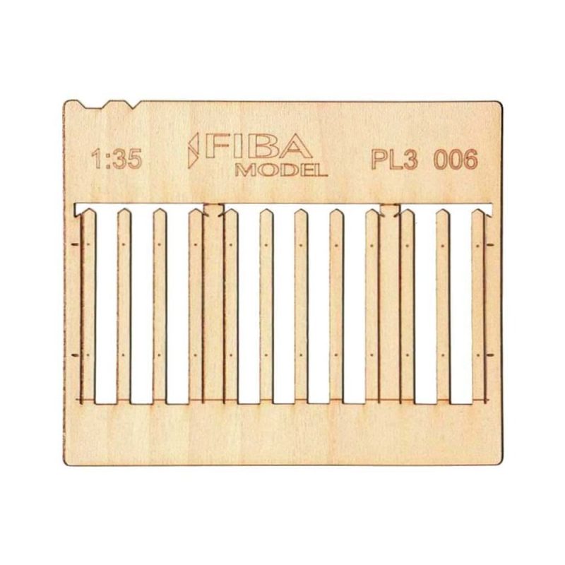 Picket Fence Narrow Plank (2pcs) Model Scene PL3-006