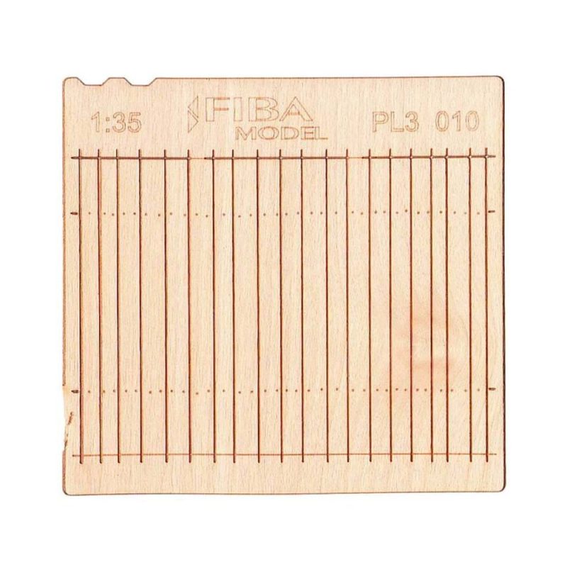 Straight Cut Privacy Fence (2pcs) Model Scene PL3-010