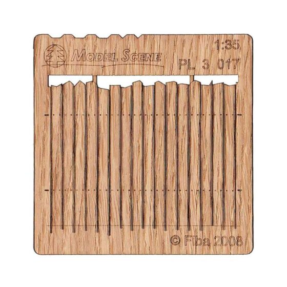 Wooden Fence Irregular Cut Ii (2pcs) Model Scene PL3-017 Wooden Fence Irregular Cut Ii (2pcs) Model Scene PL3-017