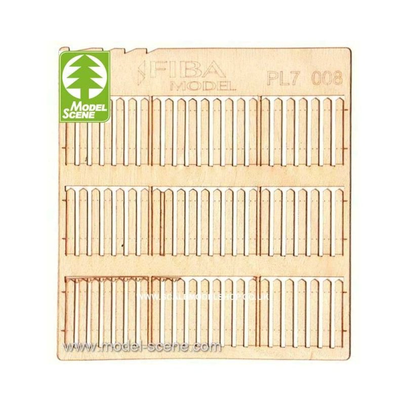 1/72 Wooden Fences - Stockade Boards - Wider Size Model Scene PL7-008