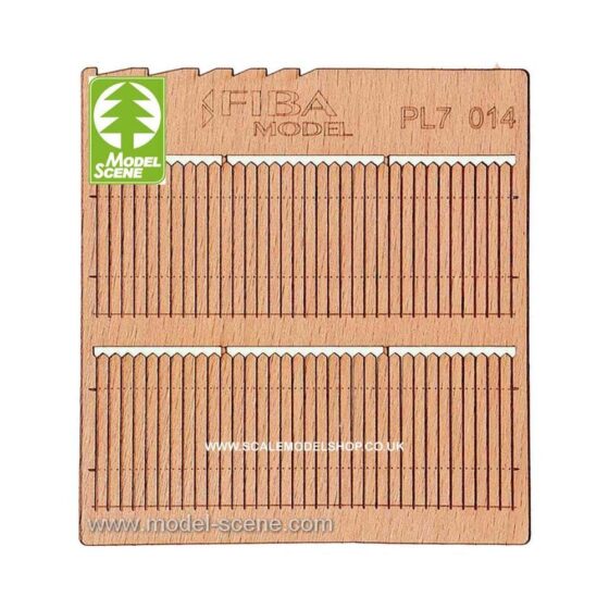 1/72 Wooden Fences - Stockade (Tall) Model Scene PL7-014 1/72 Wooden Fences - Stockade (Tall) Model Scene PL7-014