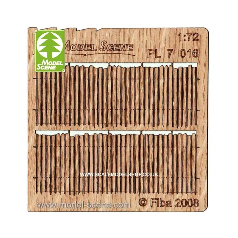 1/72 Wooden Fences - Wooden Irregular Cut I. Model Scene PL7-016 1/72 Wooden Fences - Wooden Irregular Cut I. Model Scene PL7-016