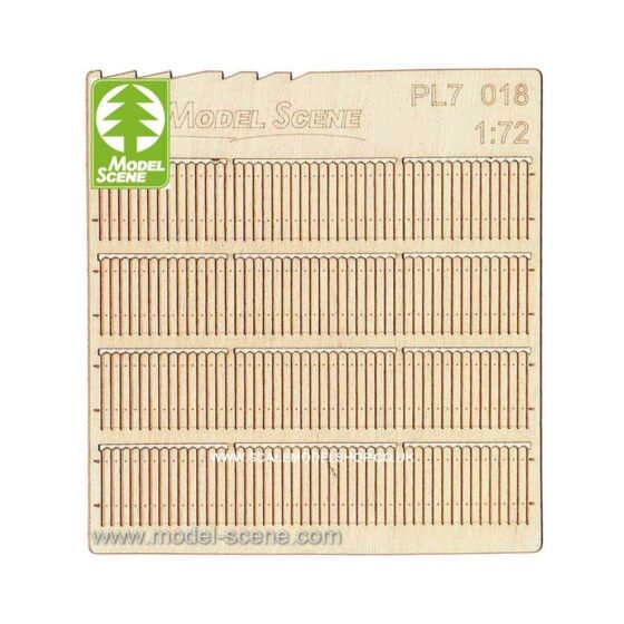 1/72 Wooden Fences - Stockade Privacy Model Scene PL7-018 1/72 Wooden Fences - Stockade Privacy Model Scene PL7-018