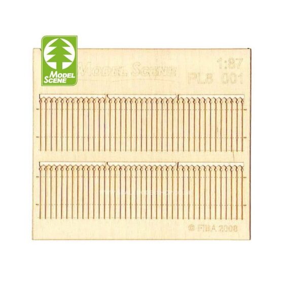 1/87 - HO Wooden Fences - Decorative European Wooden Model Scene PL8-001 1/87 - HO Wooden Fences - Decorative European Wooden Model Scene PL8-001