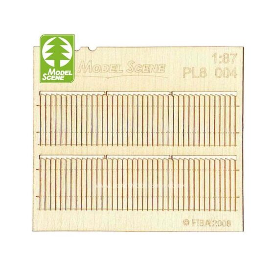 1/87 - HO Wooden Fences - Saw Toothed Privacy Model Scene PL8-004 1/87 - HO Wooden Fences - Saw Toothed Privacy Model Scene PL8-004