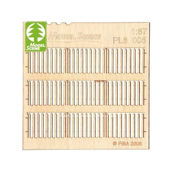 1/87 - HO Wooden Fences - Picket - Medium Plank Model Scene PL8-005 1/87 - HO Wooden Fences - Picket - Medium Plank Model Scene PL8-005