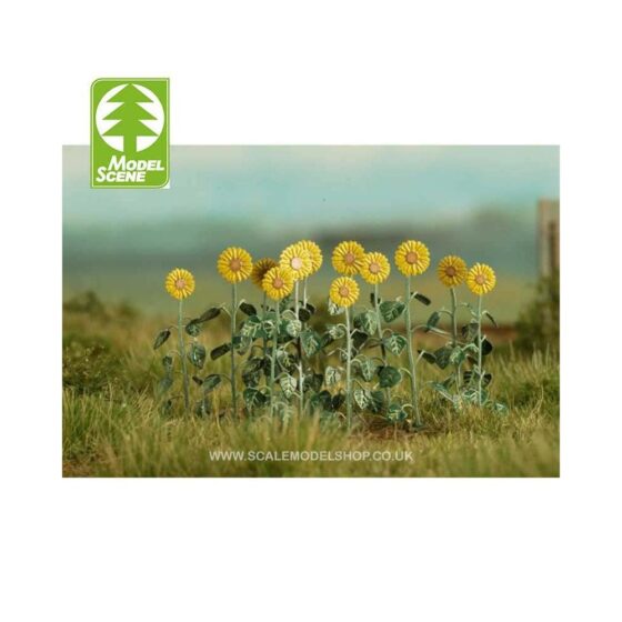 1/72 - 1/87 Vegetation Sunflowers Model Scene VG7-224 1/72 - 1/87 Vegetation Sunflowers Model Scene VG7-224