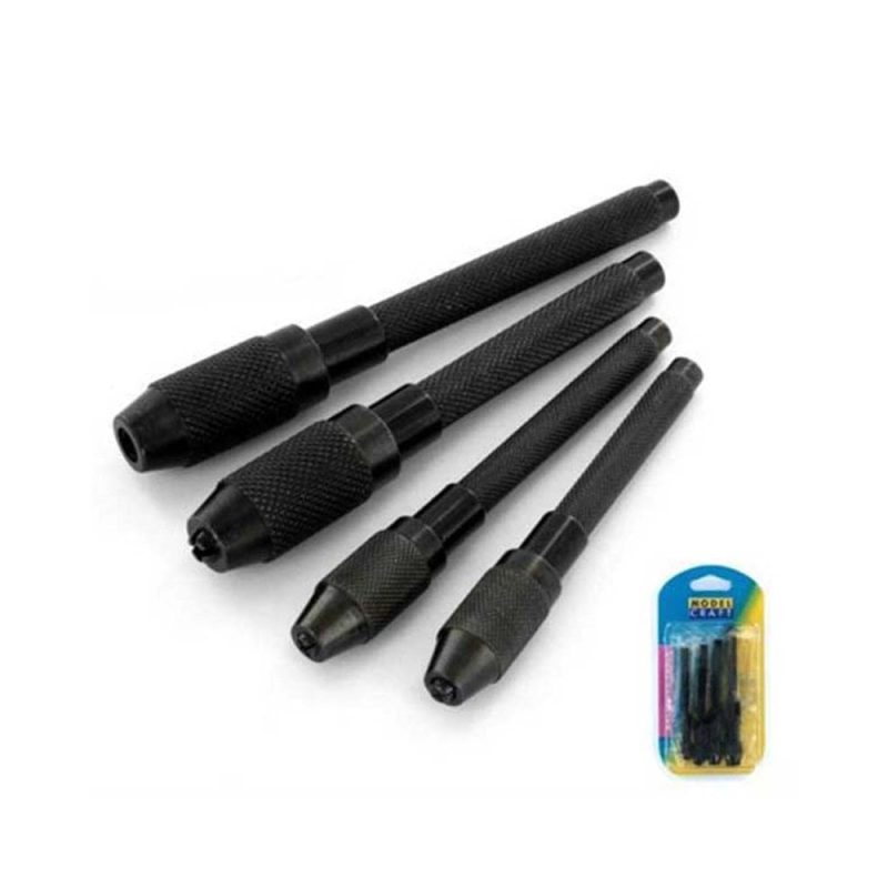 4x Pin Vice Set Modelcraft S-PPV4001/S