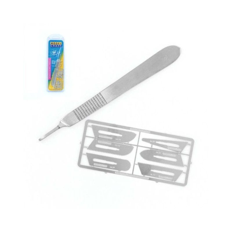 Saw Set No.2 With Scalpel Handle No.3 Modelcraft PKN0009/K
