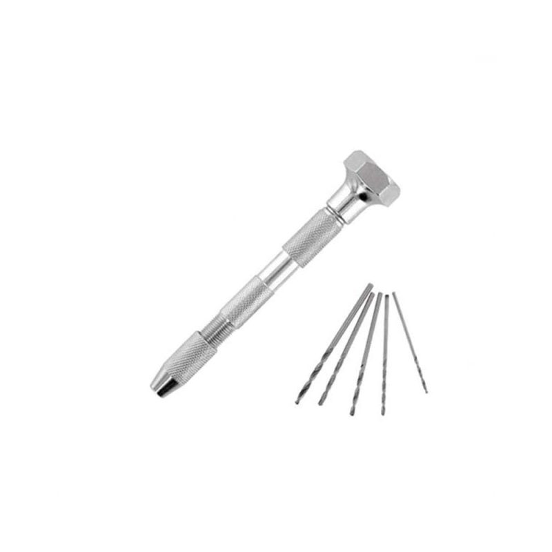 Pin Vice Double Ended Swivel Top and 5 Drills Modelcraft PPV2237/D Pin Vice Double Ended Swivel Top and 5 Drills Modelcraft PPV2237/D