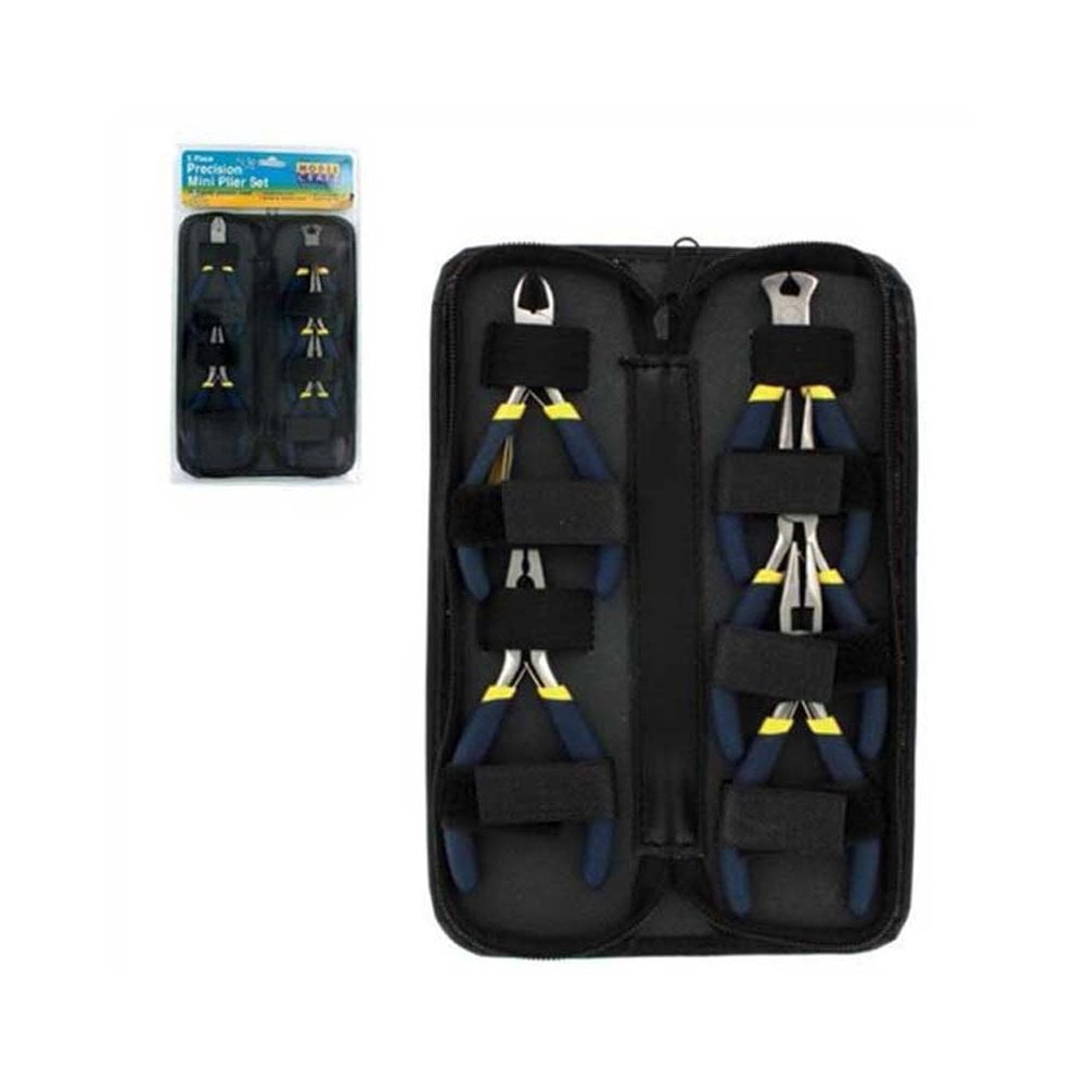 5pc Mini Pliers Set & Case Modelcraft PPL6000 5pc Mini Pliers Set & Case Modelcraft PPL6000
