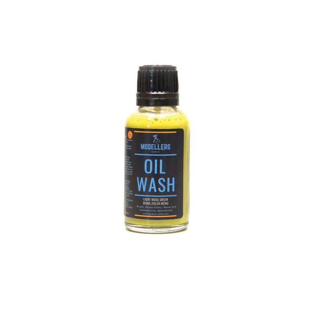 30ml Light Moss Green Oil Wash Modellers World MWW003 30ml Light Moss Green Oil Wash Modellers World MWW003