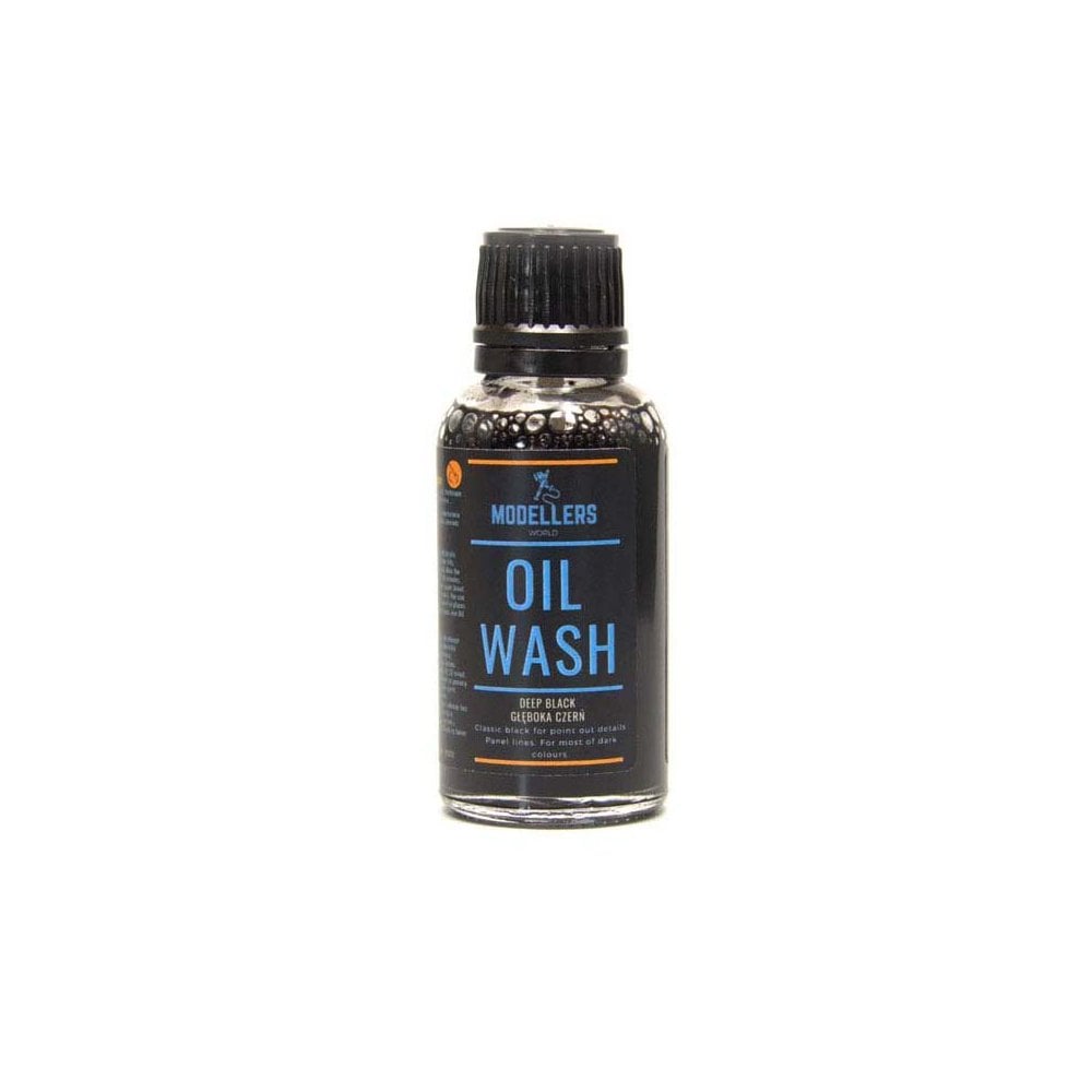 30ml Deep Black Oil Wash Modellers World MWW012 30ml Deep Black Oil Wash Modellers World MWW012