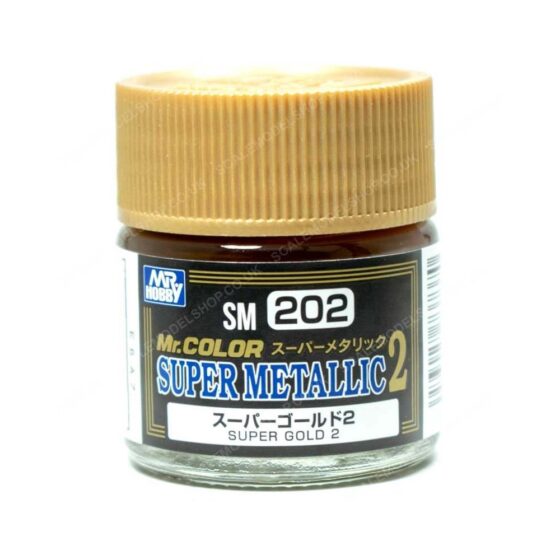 Mr Hobby - Super Metallic II - 10ml Super Gold Mr Color | SM-202