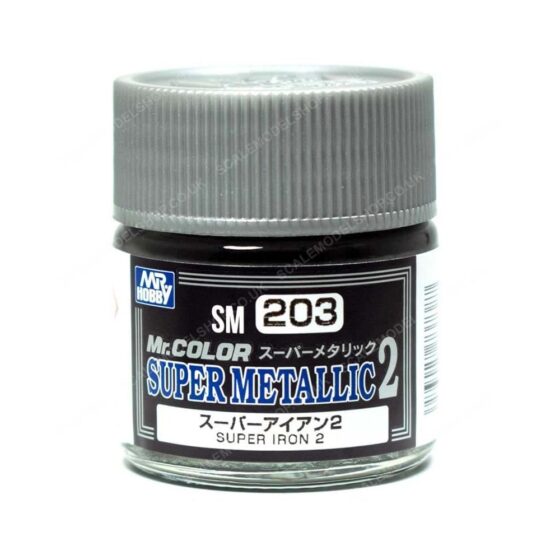 Mr Hobby - Super Metallic II - 10ml Super Iron Mr Color | SM-203