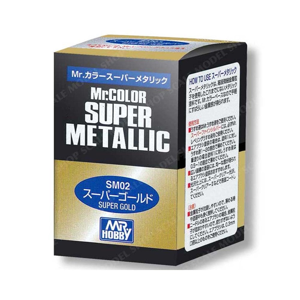 18ml Super Metallic Super Gold Mr Hobby SM-02 18ml Super Metallic Super Gold Mr Hobby SM-02