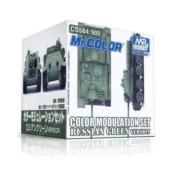 Mr Color Colour Modulation Set Russian Green Version Mr Hobby CS584 Mr Color Colour Modulation Set Russian Green Version Mr Hobby CS584