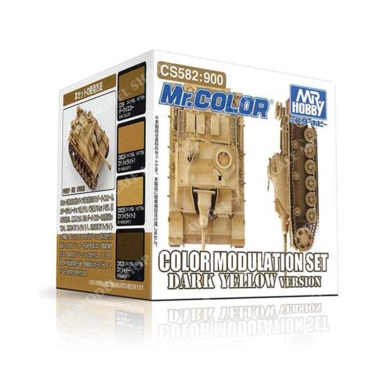 Mr Hobby - Dark Yellow Colour Modulation Set CS582 Mr Hobby - Dark Yellow Colour Modulation Set CS582