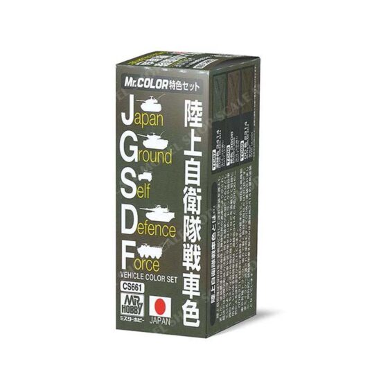 Mr Hobby - J.G.S.D.F. Japan Vehicle Color Set CS661 Mr Hobby - J.G.S.D.F. Japan Vehicle Color Set CS661