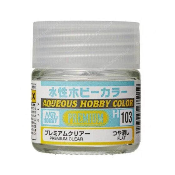Mr Hobby Aqueous - Premium Clear Flat (10ml) H-103