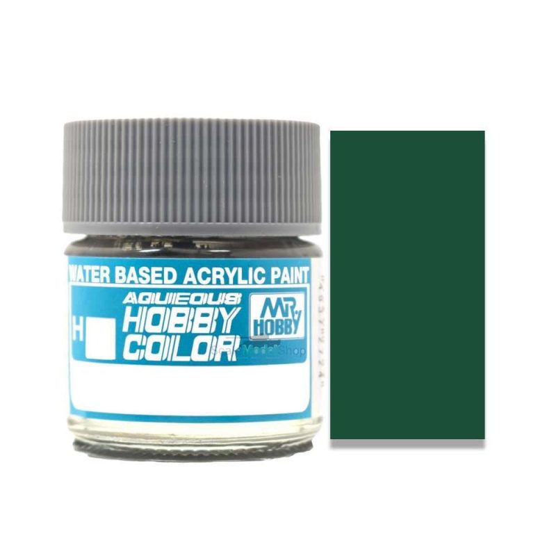 Mr Hobby Aqueous - Green Semi-Gloss (10ml) H-060