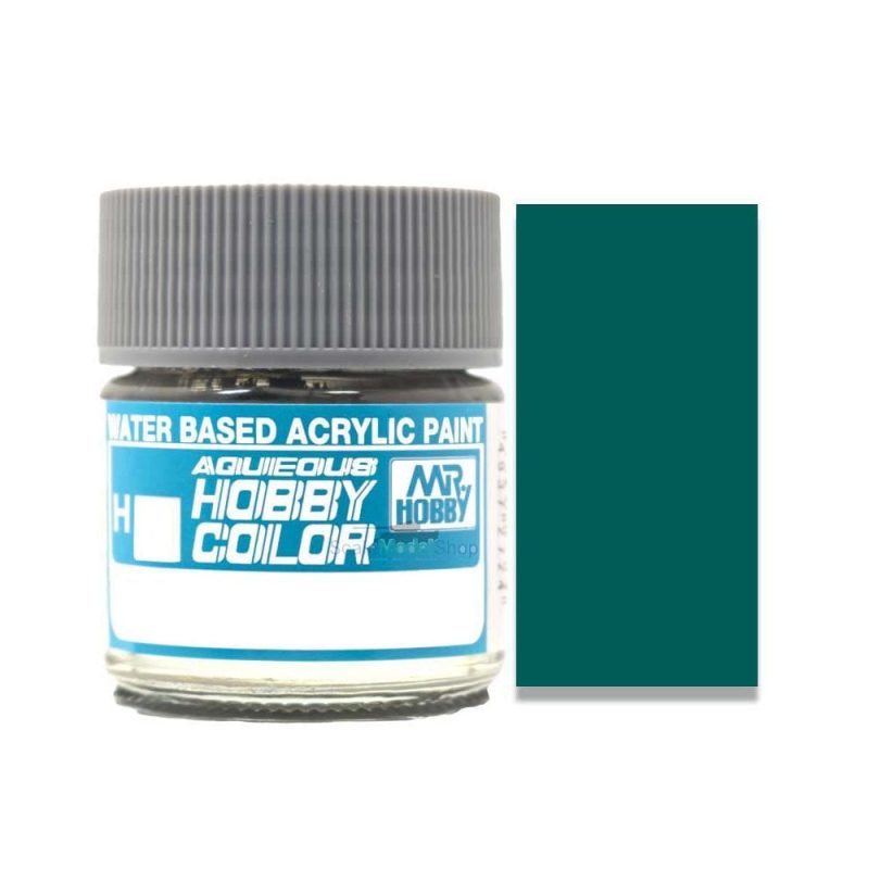 Mr Hobby Aqueous - Metallic Blue Green Metallic (10ml) H-063