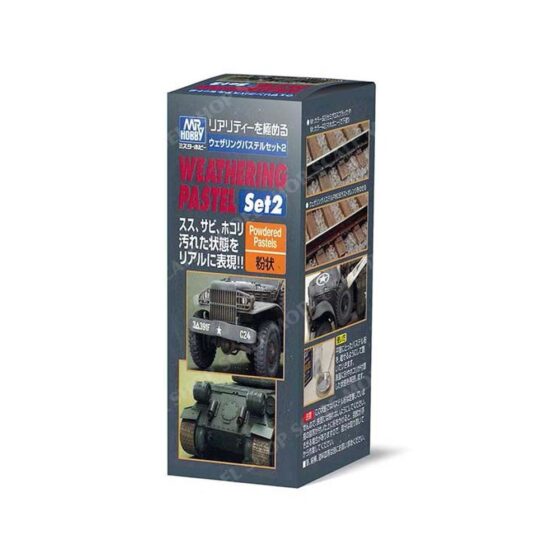 Mr Hobby - No.2 Weathering Pastel Set | PP-102 Mr Hobby - No.2 Weathering Pastel Set | PP-102