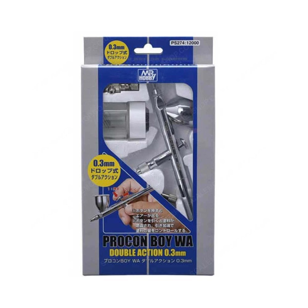 Mr Hobby - Mr Procon Boy Double Action Airbrush (0.3mm) | PS-274 Mr Hobby - Mr Procon Boy Double Action Airbrush (0.3mm) | PS-274