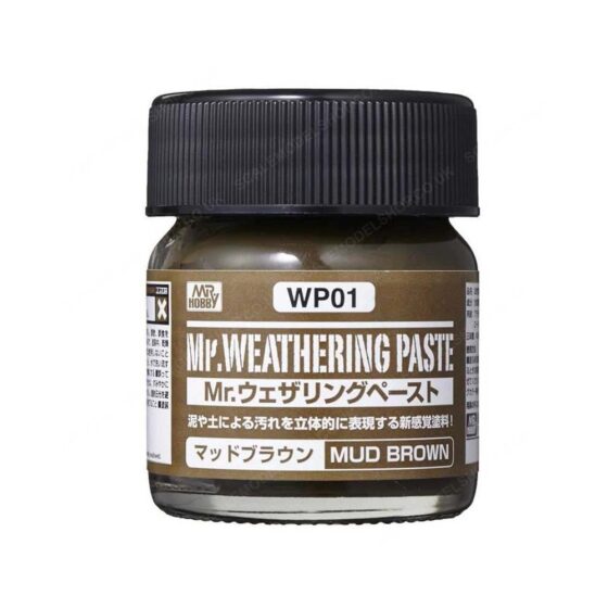 Mr Hobby - Weathering Paste Mud Brown (40ml) | WP-01